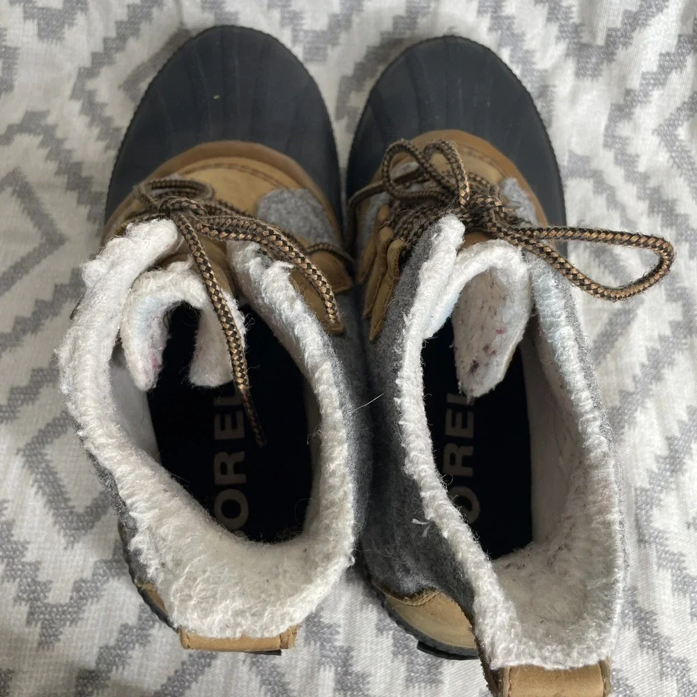 Sorel Womens Size 11 Gray Duck Waterproof NL3150-052‎